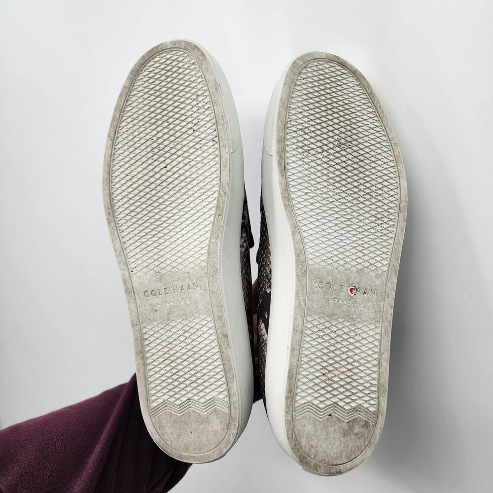 Cole Haan Grand Series Snake Print‎ Sneakers Leather Size Women's 9 - Picture 5 of 7